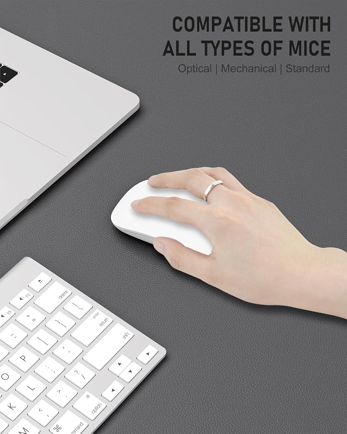 Desk Pad, 35.5" x 17" PU Leather Non-Slip Desk Mat Large Mouse Pad - Image 4
