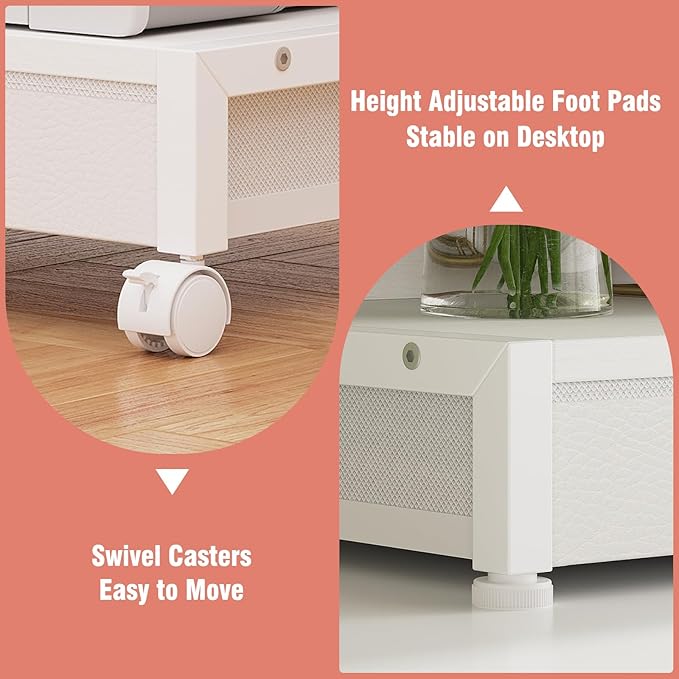 VENNQD 2-Tier Desktop Printer Stand - Image 4