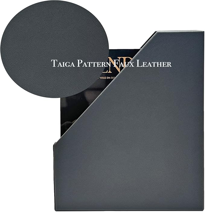 UnionBasic Magazine File Holder, Leatherette Desktop Document Organizer - Image 7