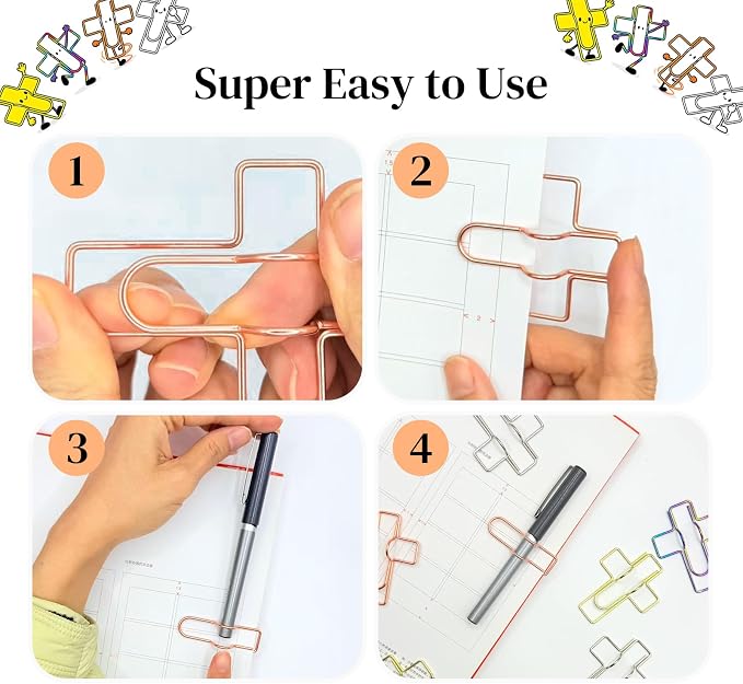 Paperclip Pen Holder, Planner Accessories - Image 7
