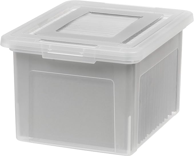 IRIS USA File Box, Plastic File Boxes by IRISUSA