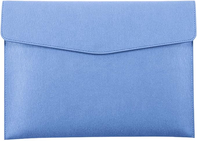 PU Leather A4 File Folder Document Holder Waterproof Portfolio Envelope Folder by enyuwlcm
