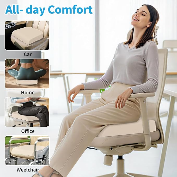TranquilRelax 2XL Seat Cushion, Memory Foam Cushion - Image 4