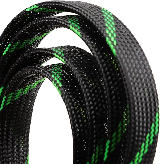 25ft PET Expandable Braided Cable Sleeve 1/6inch Pet Braided Cable Sleeve - Image 2