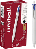 uniball one Retractable Gel Pens, Medium Point, 12 Pack by uni-ball