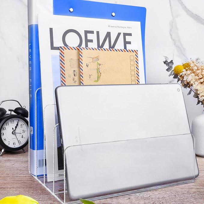 2PCS Clear Acrylic File Organizer - Image 6