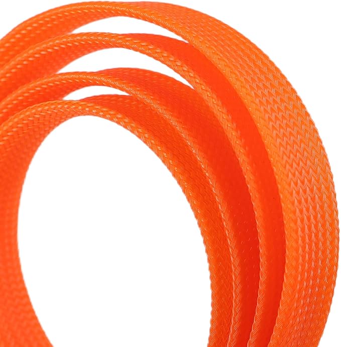 25ft PET Expandable Braided Cable Sleeve 1/4inch Pet Braided Cable Sleeve - Image 2