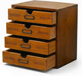 Modular Stackable Apothecary Cabinet 4 Drawer Desk Organizer by PrimoSupply