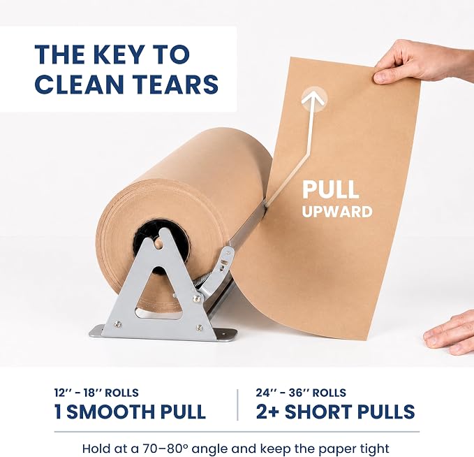 DIY Crew 12 Inch Paper Roll Dispenser and Cutter - Image 5