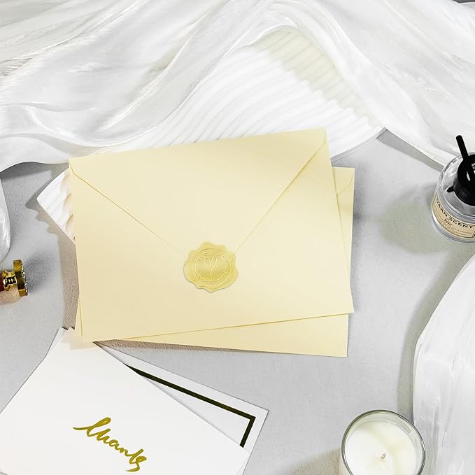 200 PCS Cream Colorful A7 Envelopes - Image 6