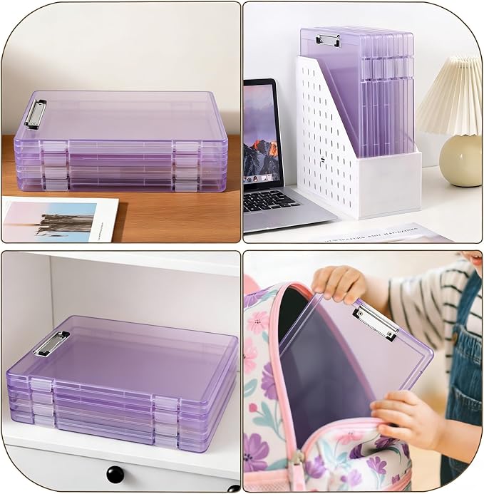 Clipboard with Storage, Waterproof Foldable Heavy Duty Nursing Clip Board - Image 2