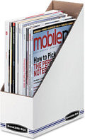 Bankers Box 10723 Corrugated Cardboard Magazine File, 4 x 9 1/4 x 11 3/4 by BankersBox