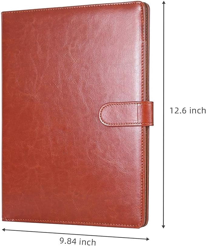 Clipboard Folder Padfolio, Mymazn Writing Portfolio Faux Leather Clipboards - Image 2
