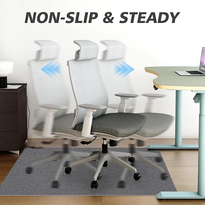 Sycoodeal Office Chair Mat for Hardwood Floor, Office Computer Gaming Chair Mat - Image 3
