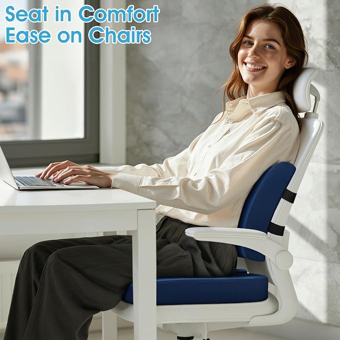 CushZone Seat Cushion, Lumbar Support Pillow - Image 6