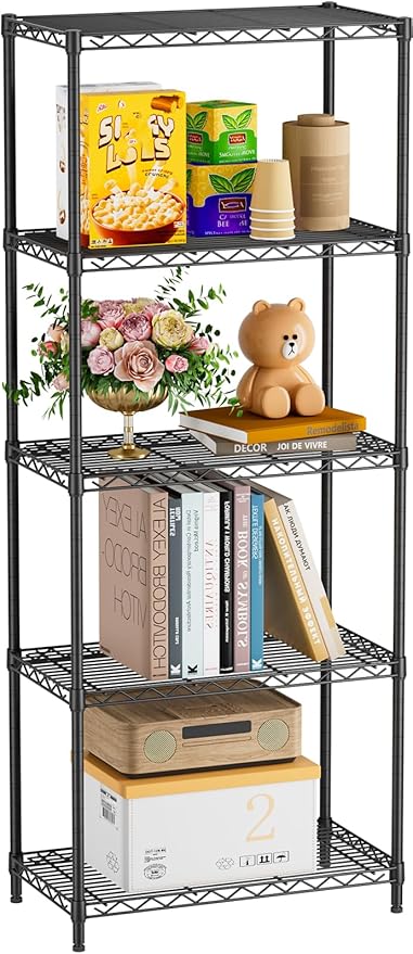 Golpart 5 Tier Adjustable Storage Shelves Heavy Duty Metal Utility Shelf 500LBS - Image 9