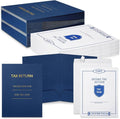 Skyygemm 50 Pcs 9 x 12 Inch Tax Return Envelopes and Tax Return Folders Set 25 by Skyygemm