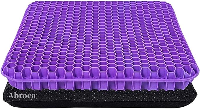 Gel Seat Cushion for Long Sitting, Double Thick Office Desk Home Wheelchair - Image 8