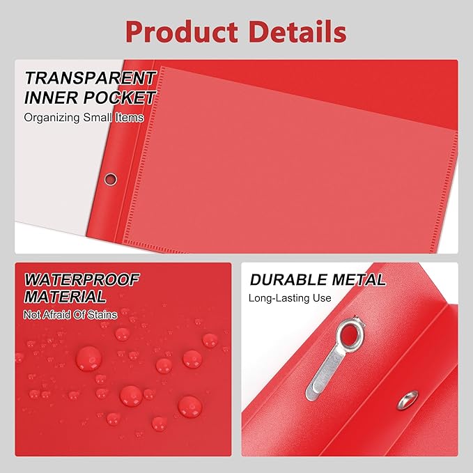 Ndsox 5 Packs Clear Front Report Covers - Image 3