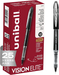 uni-ball Vision Elite Rollerball Pens Fine Point Micro Tip, 12 Pack by uni-ball