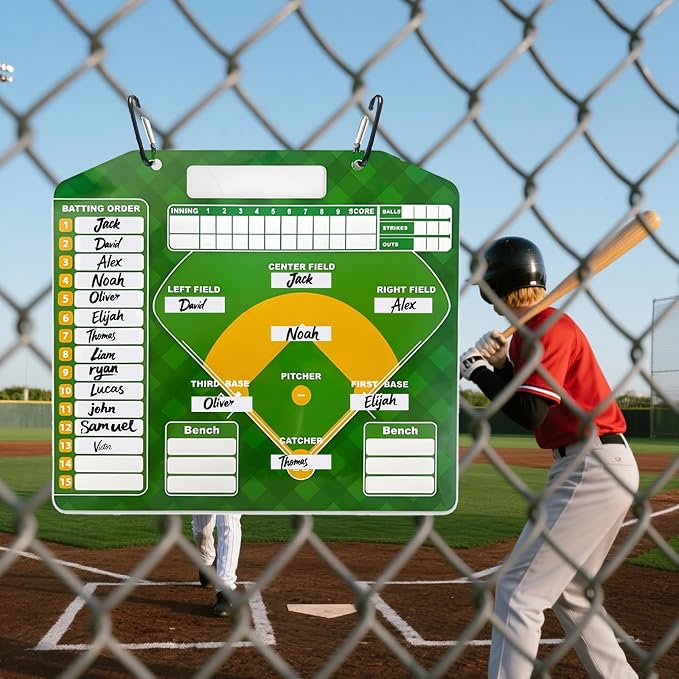 Magnetic Baseball Lineup Board for Coaches - Image 6