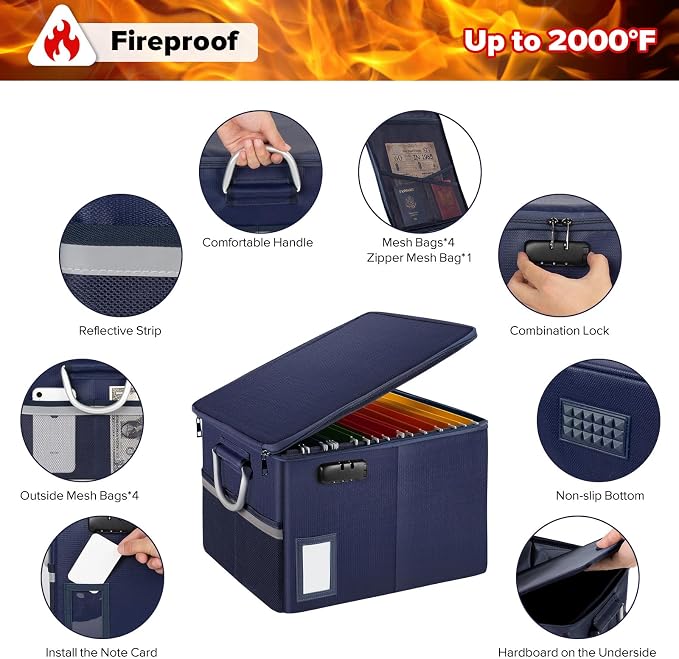 TOMKID Fireproof File Cabinet - Image 3