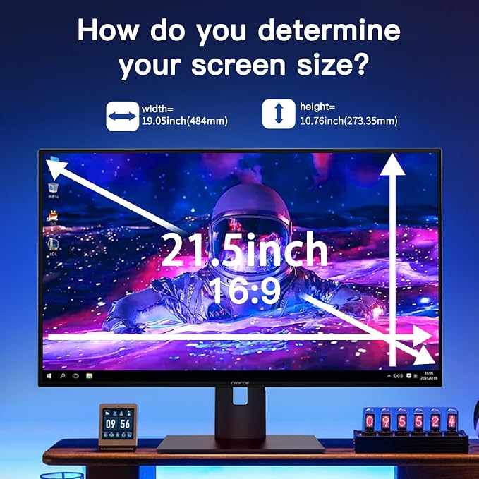 21.5 Inch Magnetic Hanging Computer Privacy Screen - Image 3