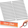 36 Pack Leifide Name Plates for Doors, 2 x 8 Inches Aluminum Office Name Plate by LEIFIDE