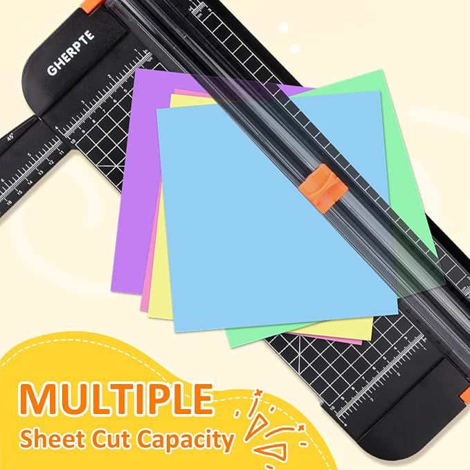 2 Set A4 Paper Cutter 12 Inch Titanium Paper Trimmer Scrapbooking Tool - Image 5