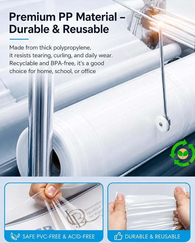 KTRIO Sheet Protectors for 3 Ring Binder 600 Pack, Plastic Sleeves 8.5 x 11 | - Image 3