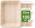 Harvest Pack 32 oz PFAS FREE Disposable Food Trays by HarvestPackGOURMETSHOWCASE