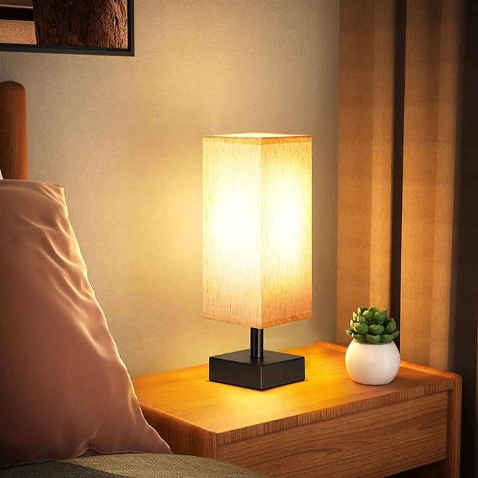 aooshine Small Table Lamp for Bedroom - Image 4