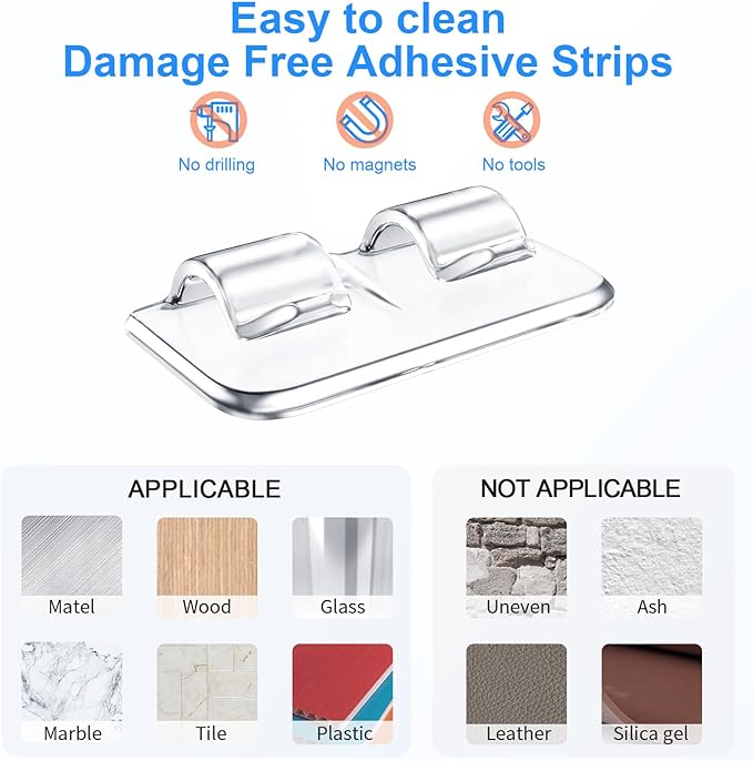 Hetyue Hooks for Outdoor String Lights Clips: 40Pcs Heavy Duty Light Hook - Image 4