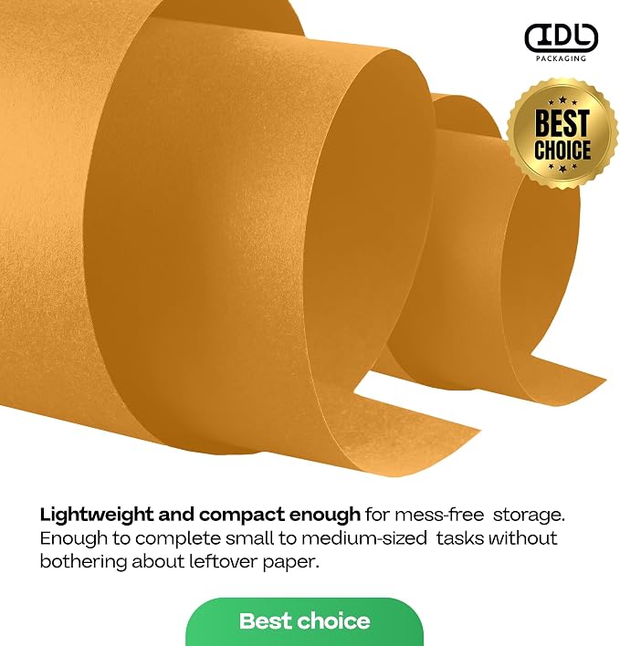 Orange Kraft Paper Roll 18" x 1200" - Image 7