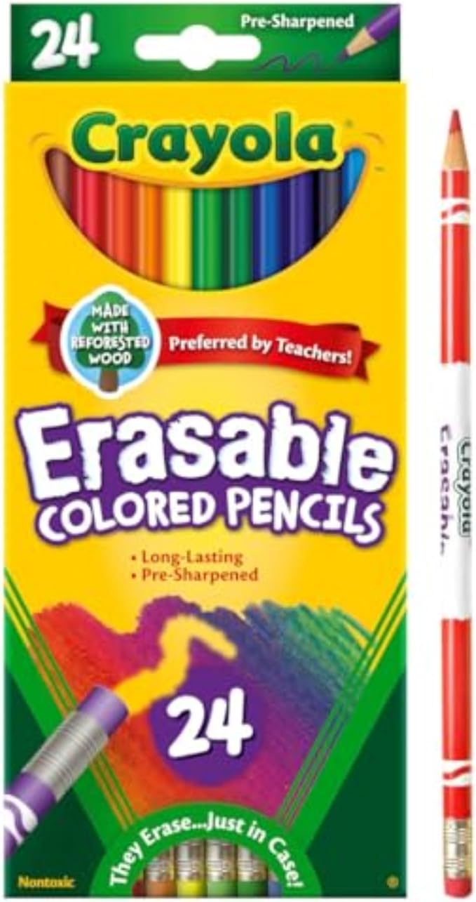 Crayola Erasable Colored Pencils, Kids Coloring Pencils - Image 2