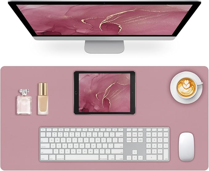 Non-Slip Desk Pad Mat, Leather Desk Mat by Meetcolor