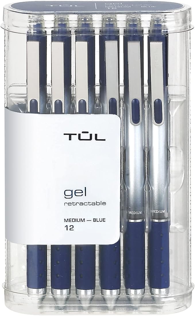 TUL Gel Pens, Retractable, Medium Point, 0.7 mm by TUL