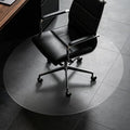 Clear Chair Mat for Hard Floor, Round | Durable Thick PVC, Anti-slip Grip by Labeta
