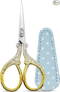 3.6Inch Crochet Scissors Embroidery Scissors Stainless Steel Classic Scissor by Hisuper