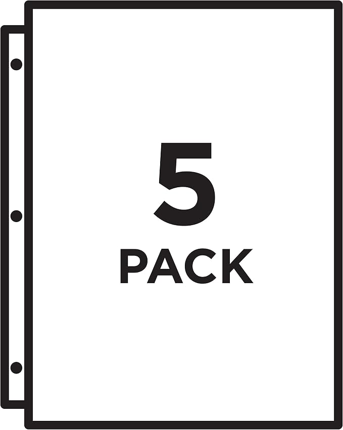 Avery Binder Pockets for 3 Ring Binders, Fits 8.5" x 11" Documents, Acid-Free - Image 4