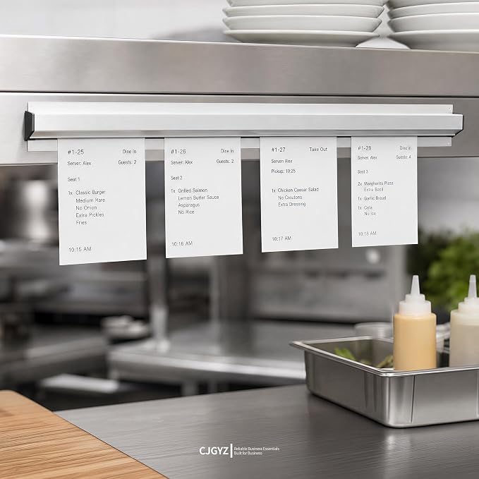 4 Pcs Restaurant Ticket Holder, Magnetic Note and Paper Holder - Image 8