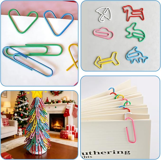 320 Pcs Large Paper Clips, 2 Inch Jumbo Paper Clips, Colorful Coated Paperclips - Image 7