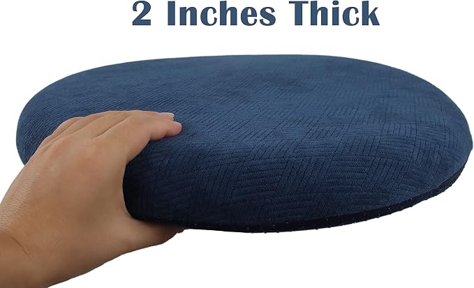 Sigmat Memory Foam Seat Cushion Anti-Slip Soft Round Stool Cushion Chair Pad 20 - Image 7
