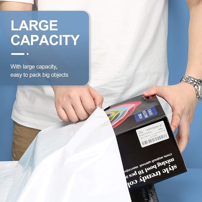 Metronic 1000Pack White Poly Mailers 9x12 Shipping Bags Envelopes - Image 5
