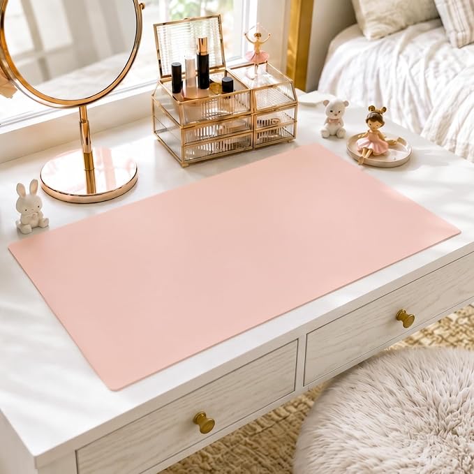 OstepDecor Pink Table Cover Protector 24 x 60 Inch, 1.5mm Thick Plastic Table by OstepDecor