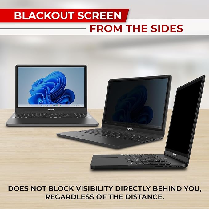 SightPro 14 Inch 16:10 Laptop Privacy Screen Filter - Image 5