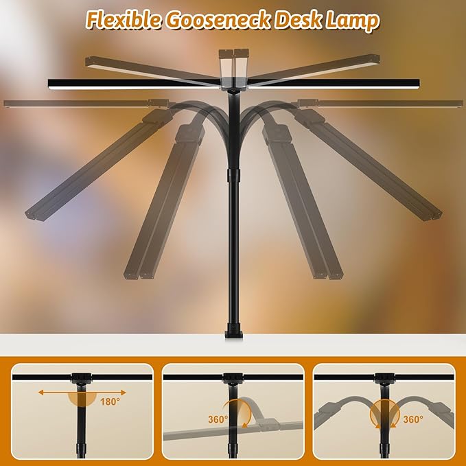 LED Desk Lamp for Office Dorm Home - Image 5