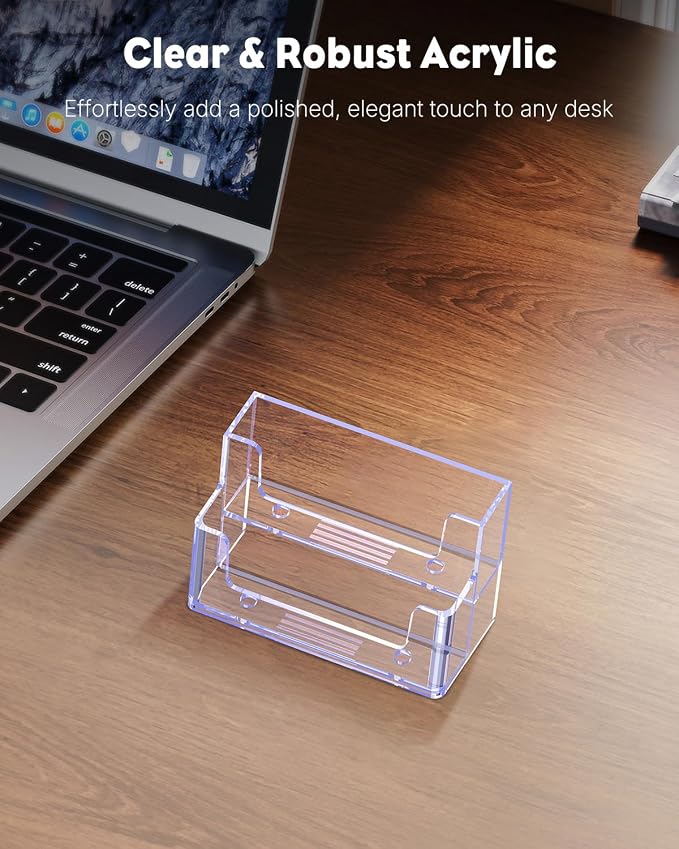 Uniclife Acrylic Business Card Holder - Image 5