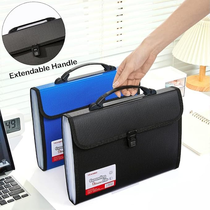 12 Pockets Letter Size/A4 Accordion File Organizer - Image 6
