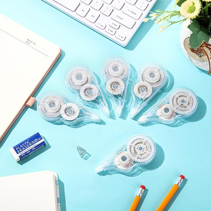 AmazingSpark 30 Pcs Correction Tape Bulk 39.4 ft White Wrong out Tear-resistant - Image 7